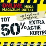 De Mega Magazijn Outlet bij Kruidvat is begonnen  .